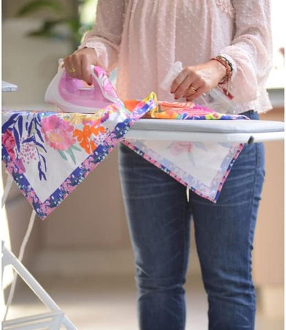 3-in-1 ironing board with drying rack and ladder, ideal for small laundry rooms.