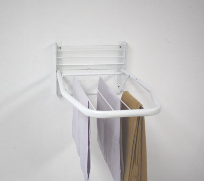 Wall-mounted ironing board with aluminum cover 