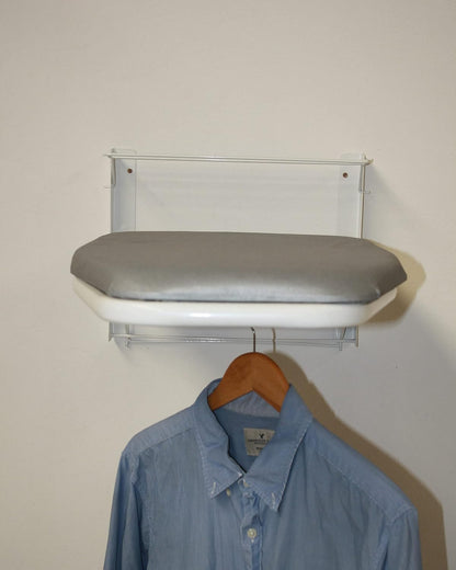 Wall-mounted ironing board with aluminum cover 