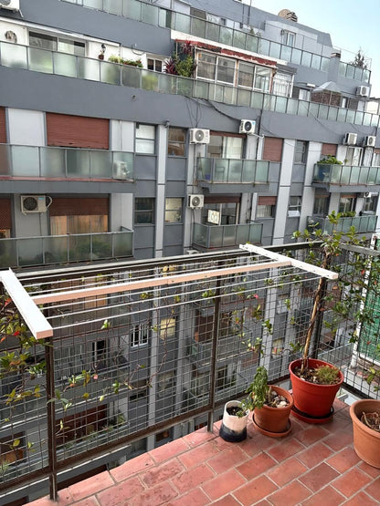 2-in-1 clothesline for balcony and wall